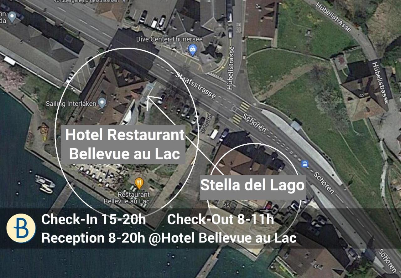 Dependance Stella Del Lago By Hotel Restaurant Bellevue Au Lac Thun Zewnętrze zdjęcie